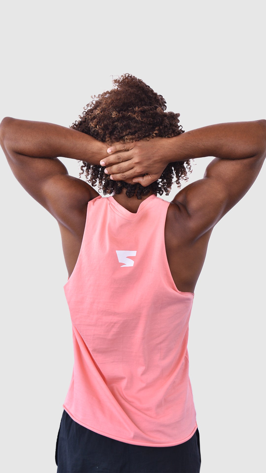 BE A FUCKIN` SHARK TANKTOP IN WATERMELON