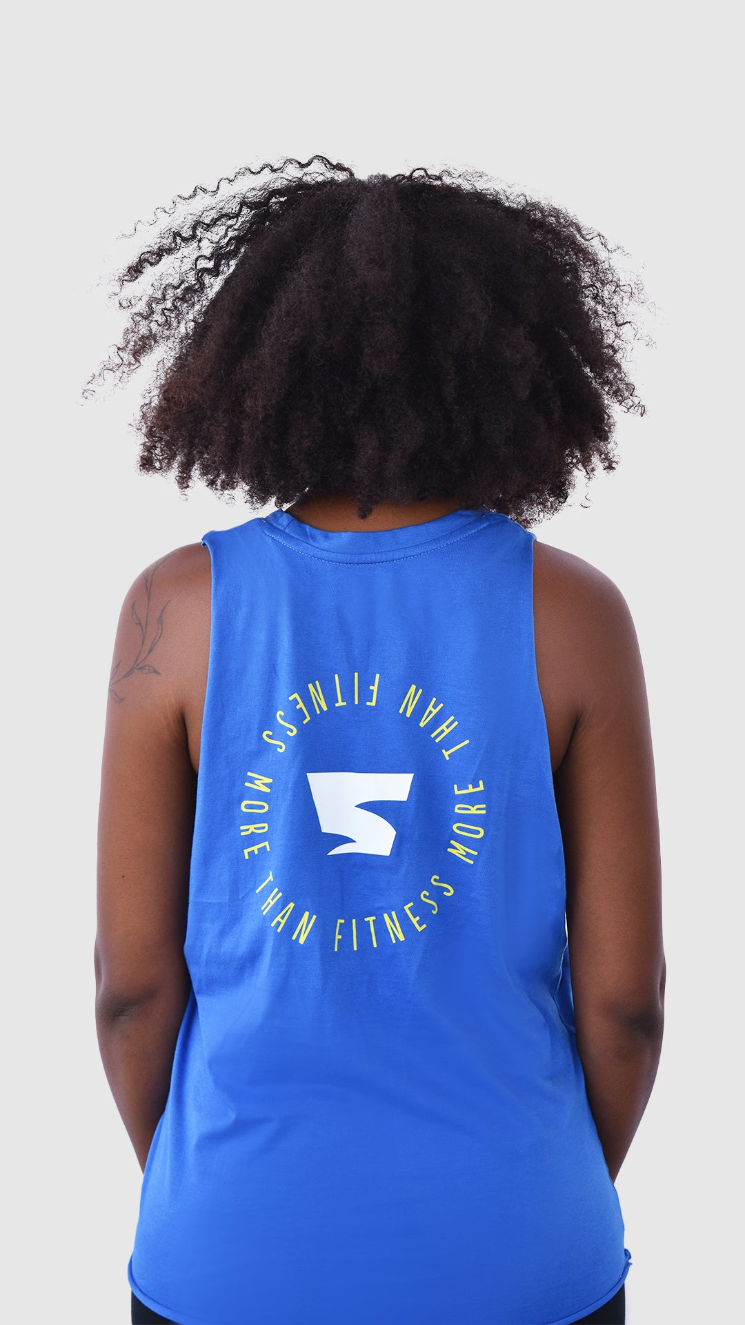 MORE THAN FITNESS TANKTOP IN BLUE